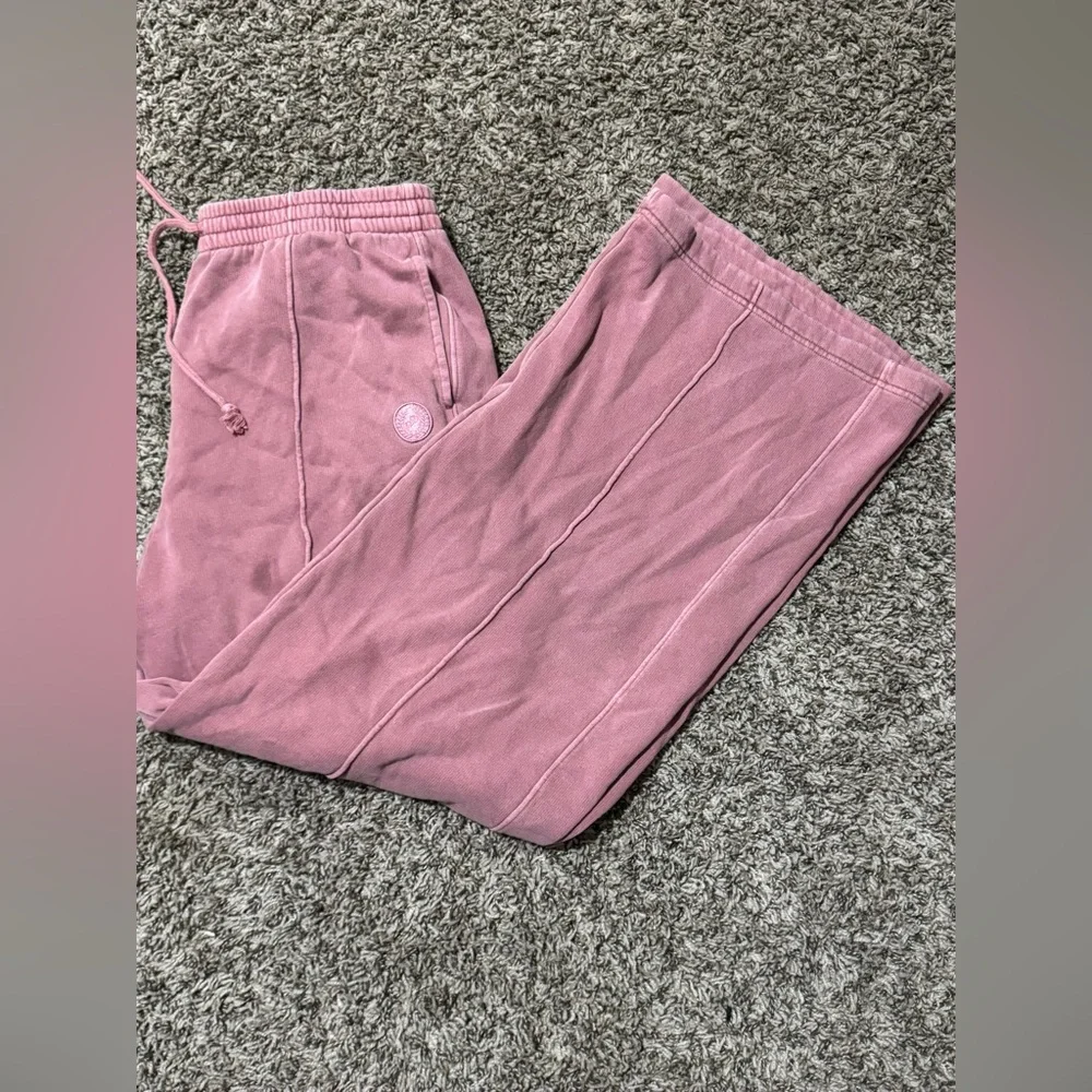 Victoria Secret Pink Premium Fleece Wide-Leg Pants - Picture 6 of 8